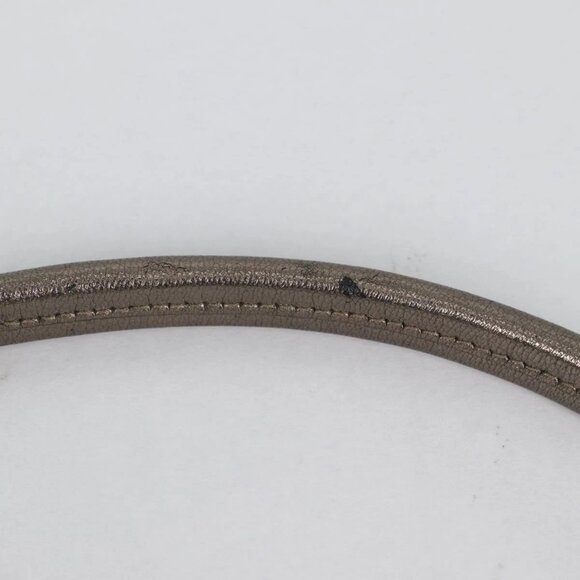 Salvatore Ferragamo Vala Shoulder Bag Leather Silver Auth - Picture 8 of 16